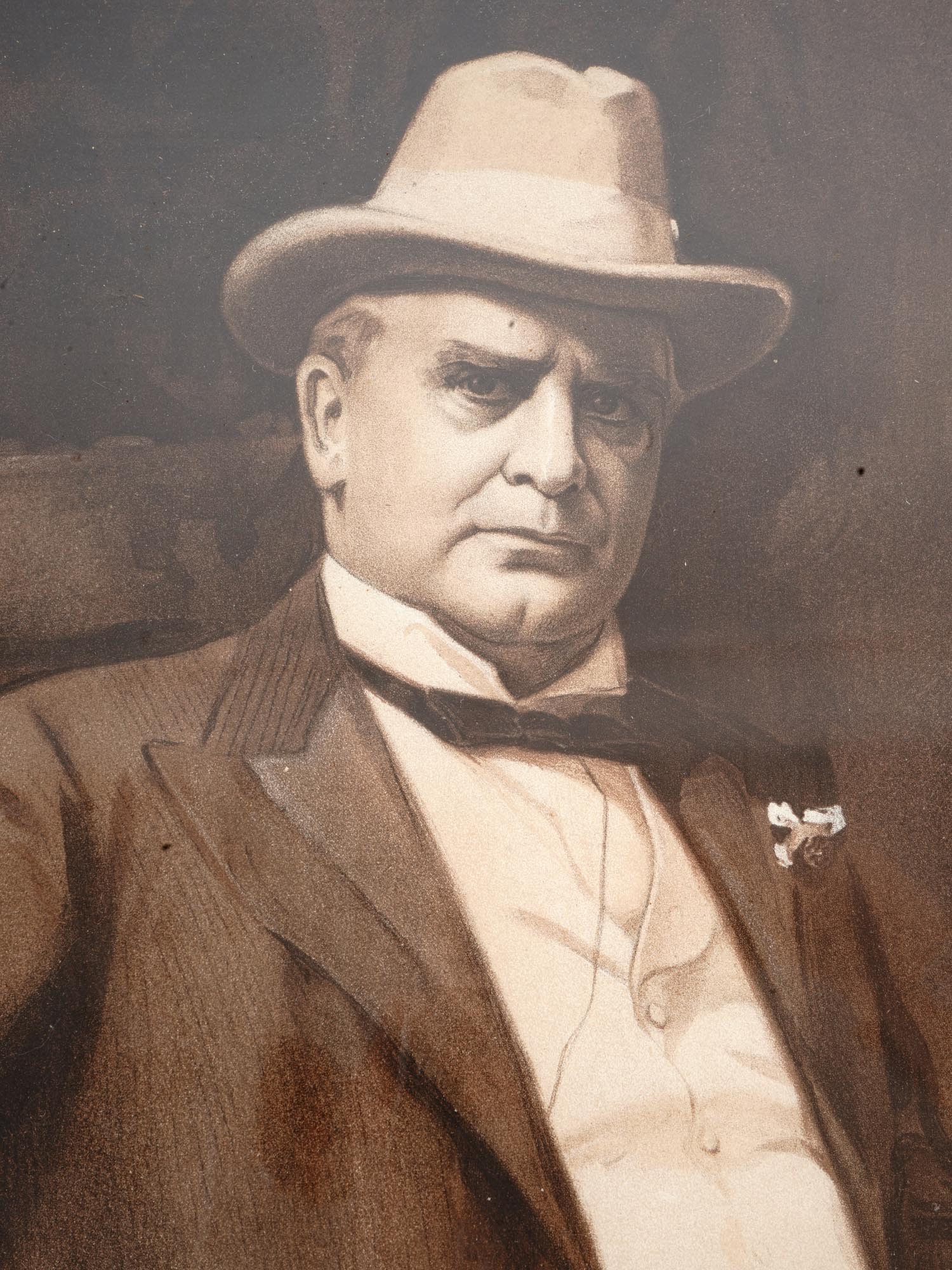ANTIQUE 1901 PHOTO OF PRESIDENT WILLIAM MCKINLEY PIC-1